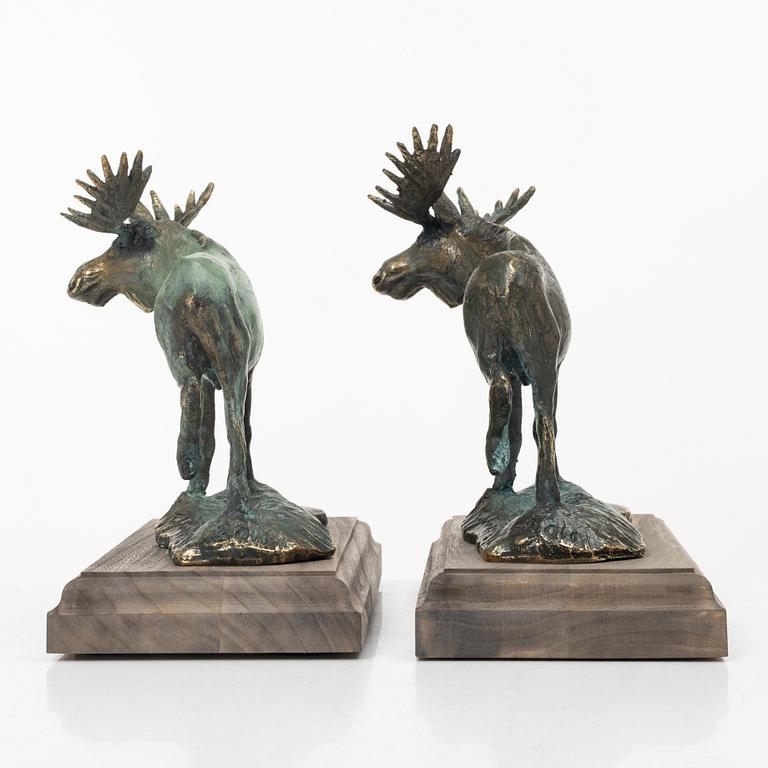 Torbjörn Forsberg, Moose bulls, 2 pcs.
