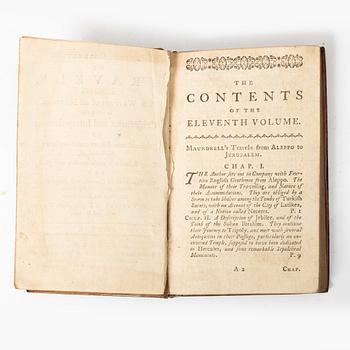 Books, 19 volumes, J. Newbery, London, England, 1761.