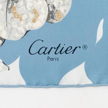 Cartier, a silk scarf.