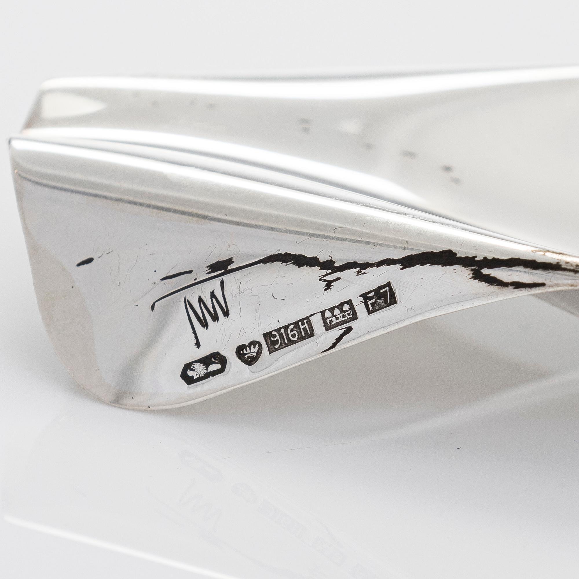 Tapio Wirkkala, skålar, 3 st, silver, Kultakeskus, Tavastehus och Hopeatehdas, Helsingfors, 1955 och 1958.