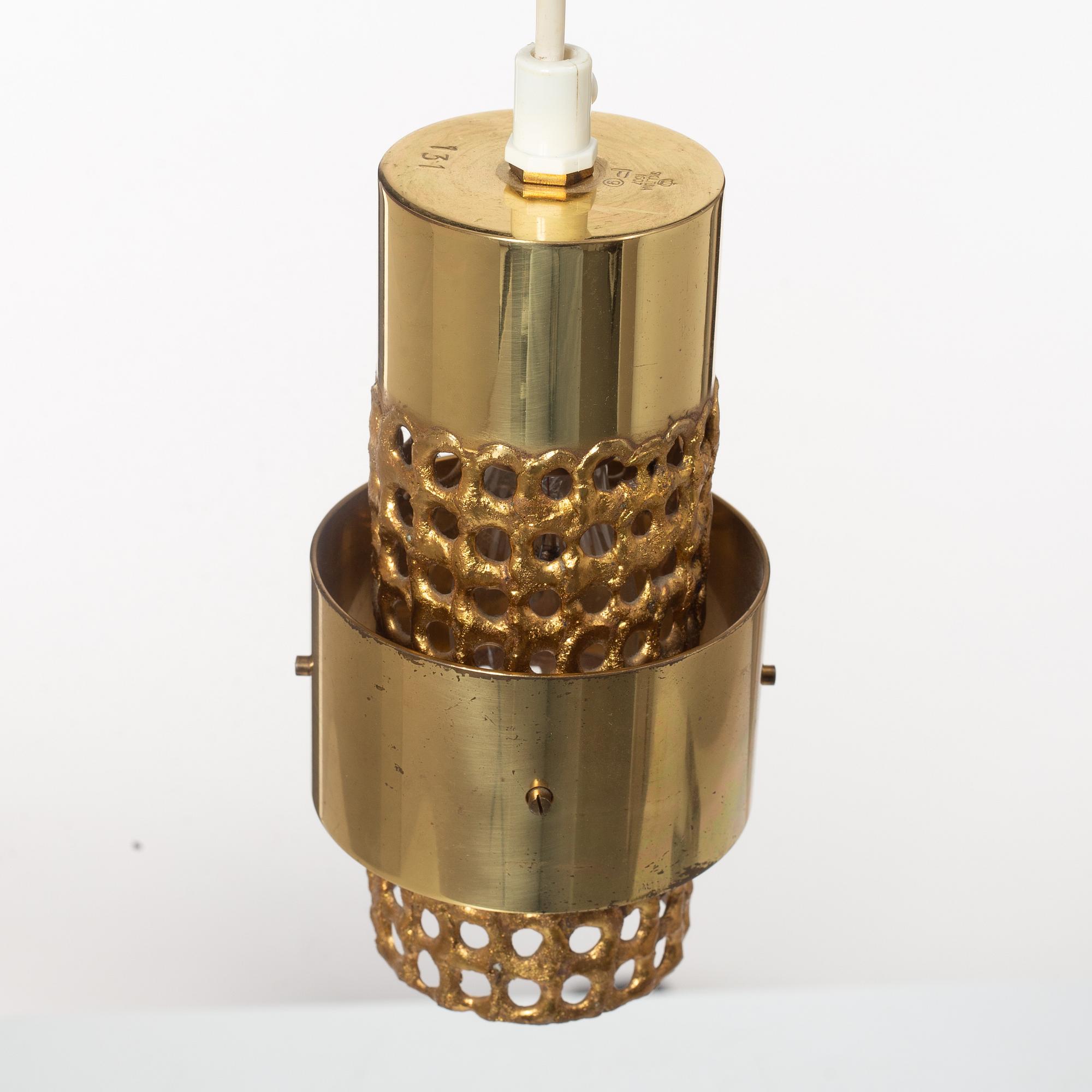 Pierre Forssell, a ceiling lamp/window lamp, model 131, Skultuna, own work shop, 1979.