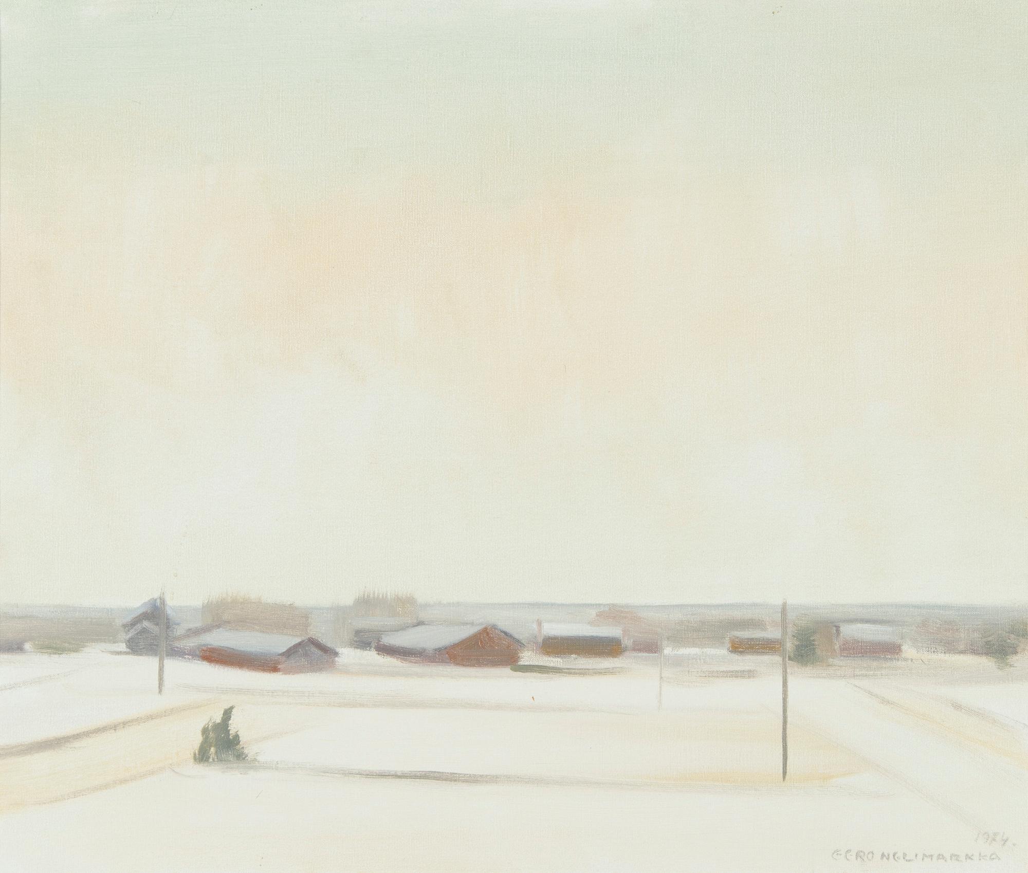 Eero Nelimarkka, Vinterlandskap.