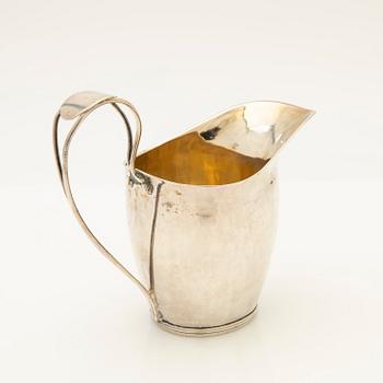 Cream jug, silver, Empire, 1818.