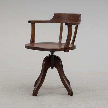 An early 20th century armchair.