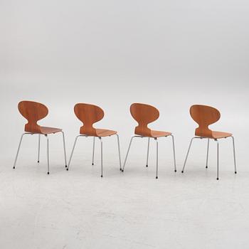 Arne Jacobsen, stolar, 4 st, "Myran", Fritz Hansen, Danmark 1963-64.