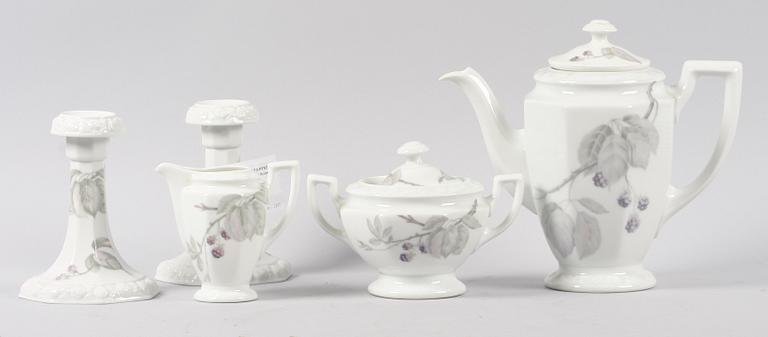 KAFFESERVIS, 31 delar, porslin, Rosenthal "Maria Björnbär".