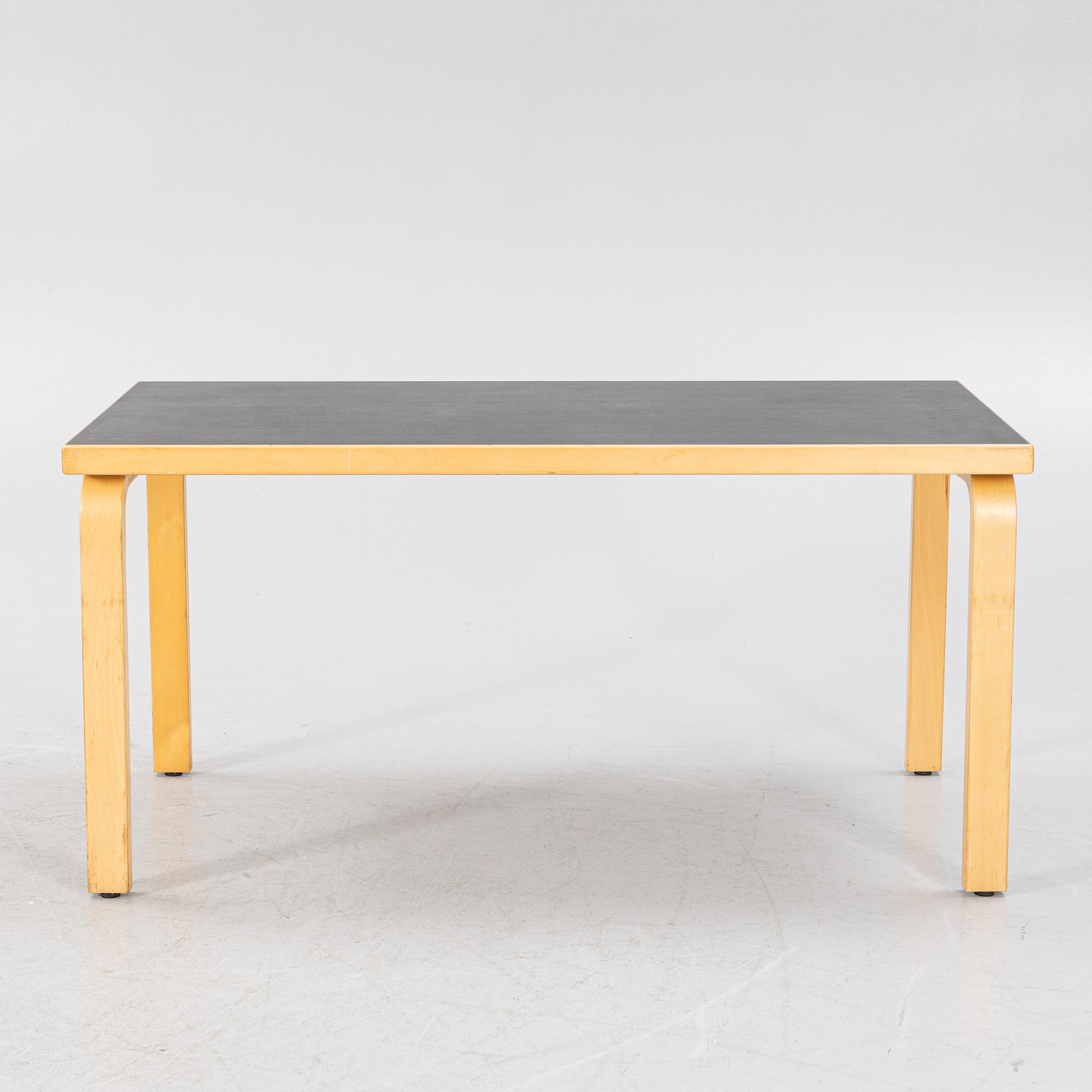 Alvar Aalto, a birch wood coffee table, for Artek.