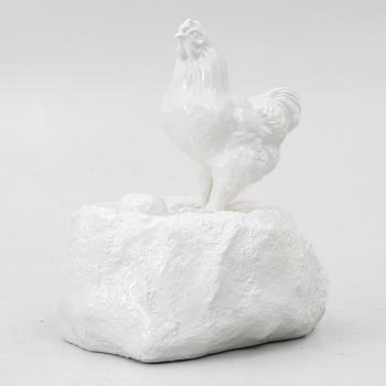 William Sweetlove, "Chicken on rock" (White).