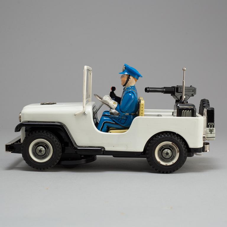 NOMURA TOYS, "Radio Car" polisbil, Japan, 1950-tal.