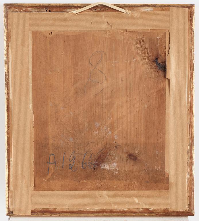 AKVARELLER, nio stycken. Okänd konstnär, Qingdynastin, 1800-tal.