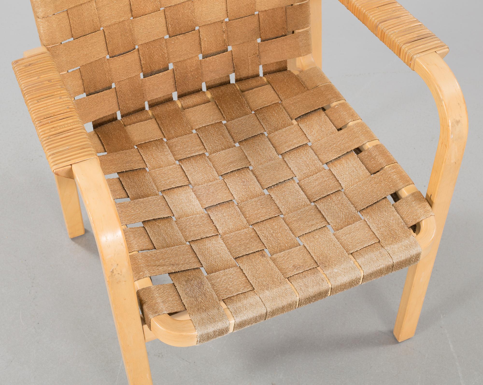 A model 45 armchair, designed by Alvar Aalto, Artek, 20th century.