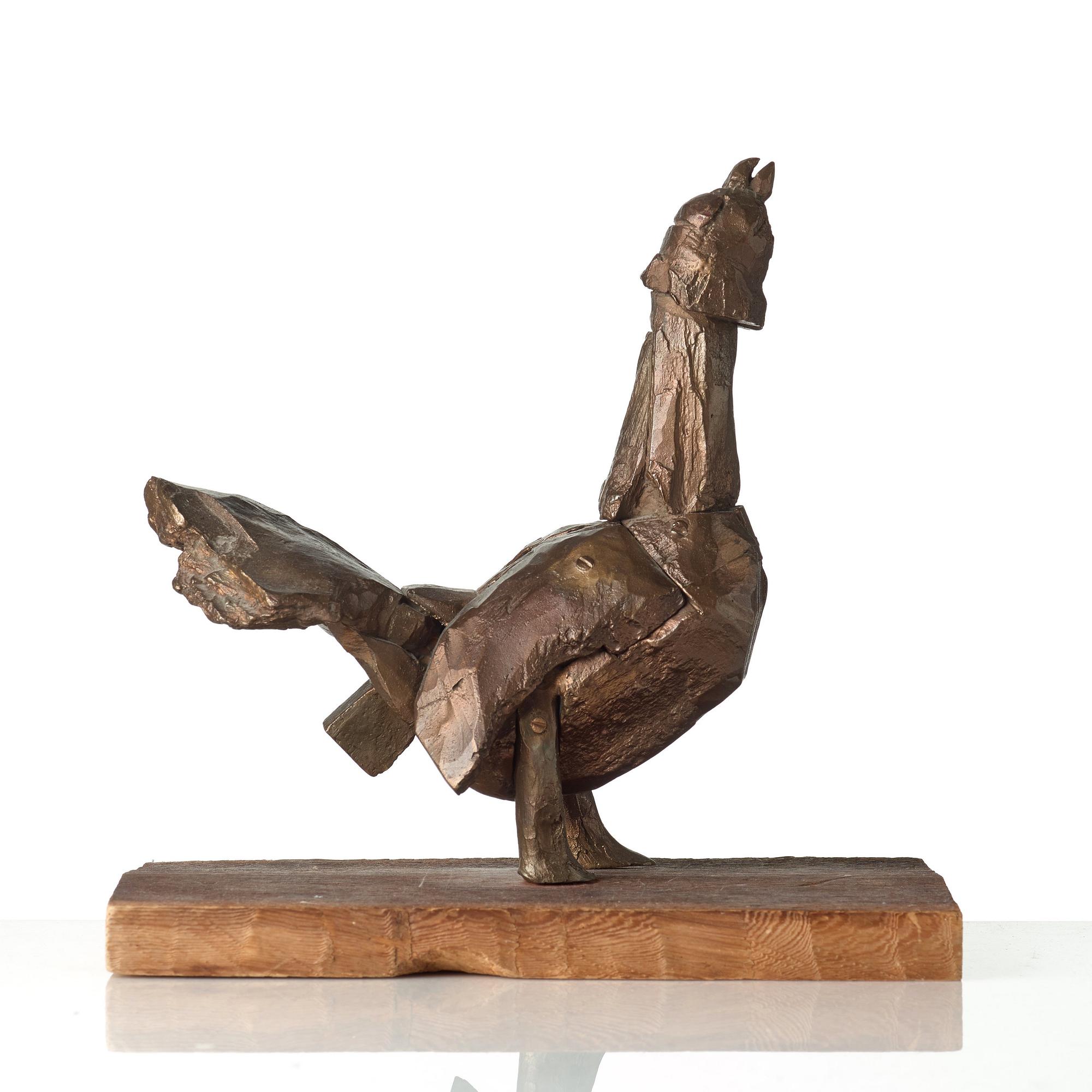 TORSTEN RENQVIST, skulptur, brons, sign och med gjutarstämpel.