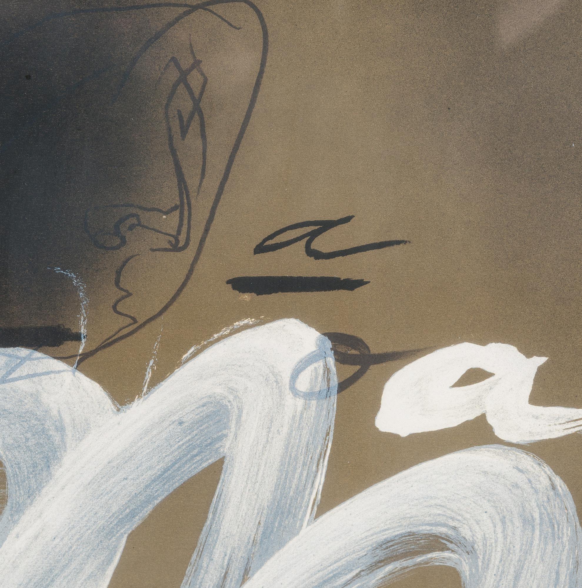 Antoni Tàpies, "A.M.".
