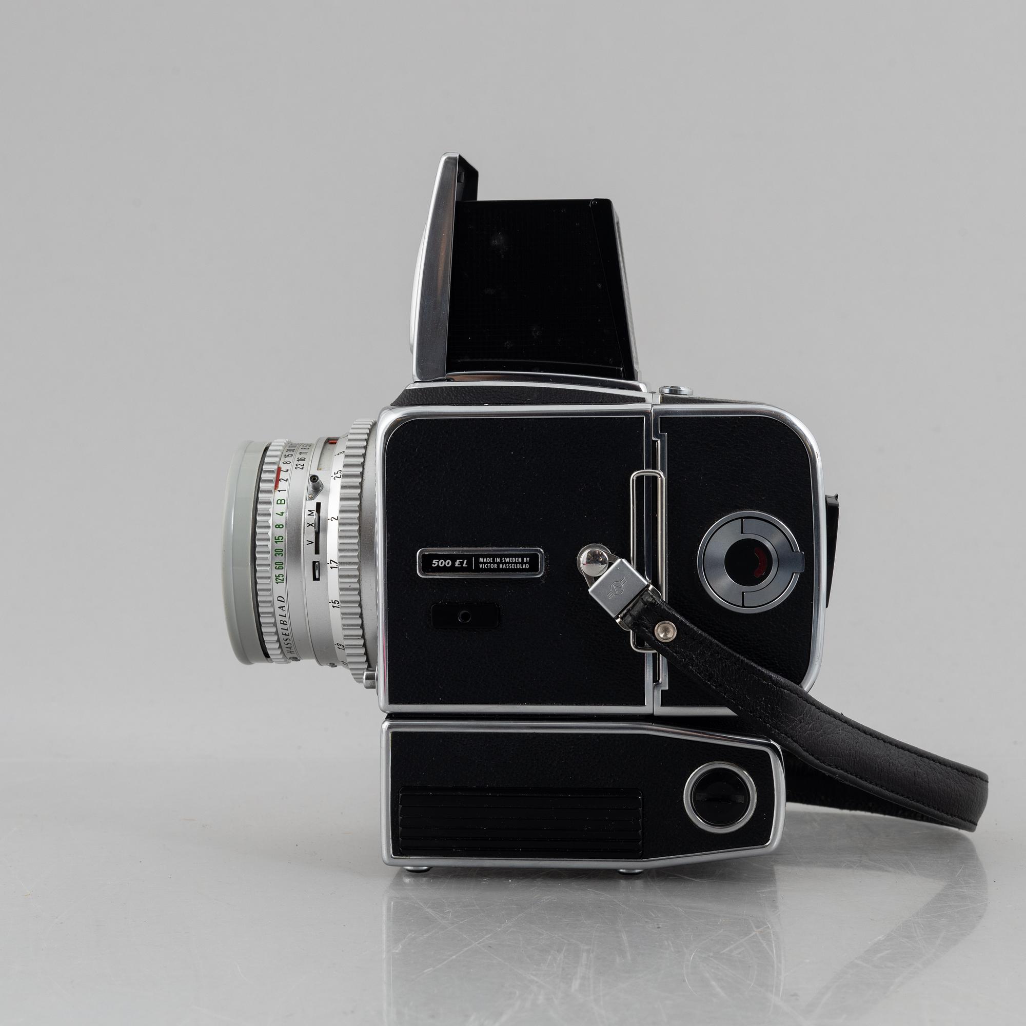 A Hasselblad 500EL camera from Viktor Hasselblad AB, Sweden, 1970's.