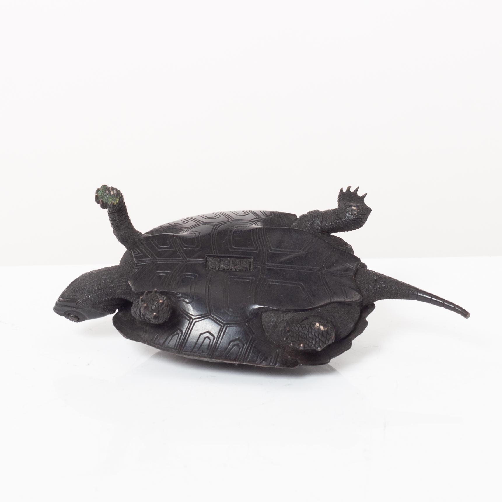 Okimono, figurin, brons, Japan, Meiji (1868-1912).