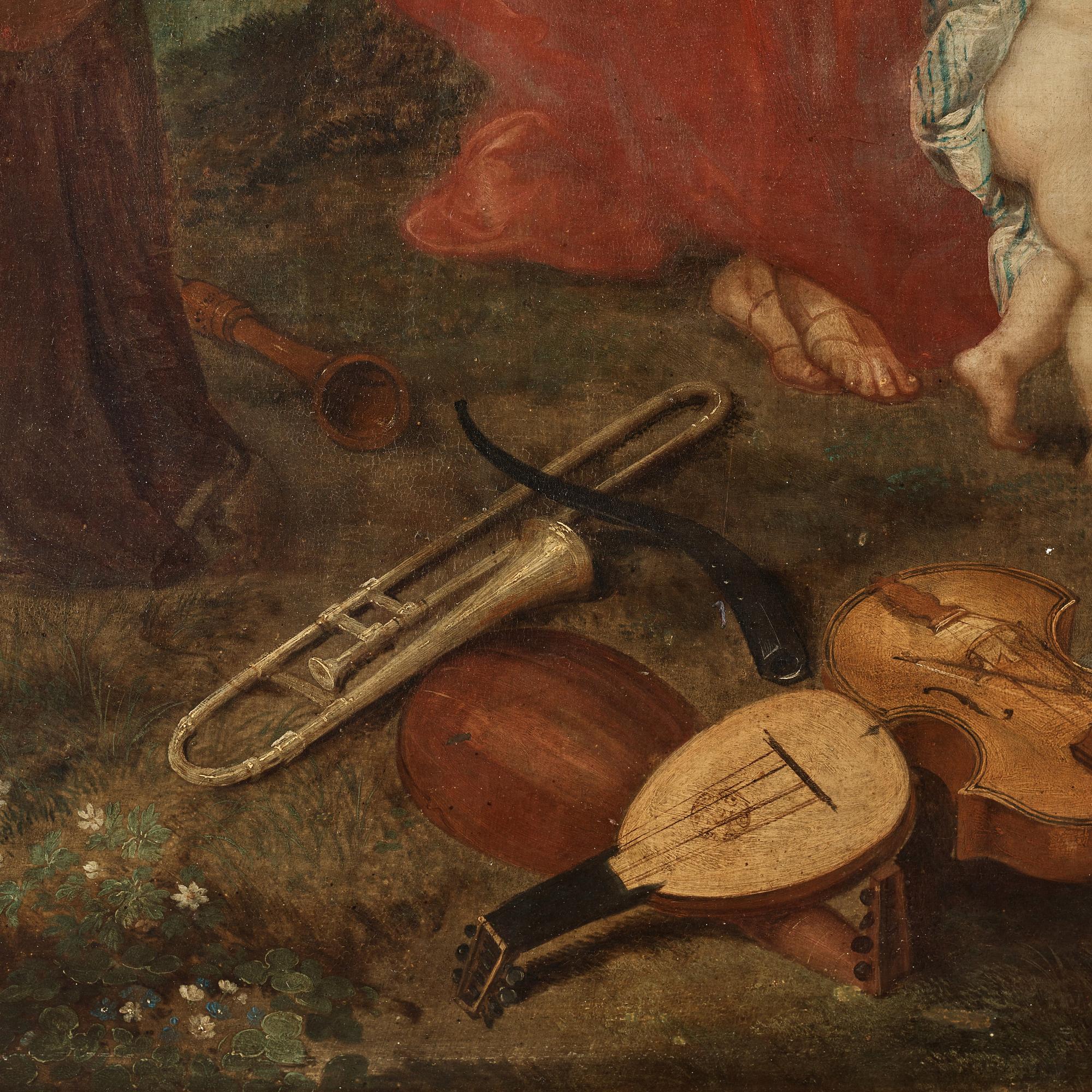 Hendrick van Balen och Jan Brueghel den äldre, tillskriven. Minerva besöker de nio muserna.