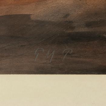 Primus Mortimer Pettersson, "Minaret i kvällsljus".