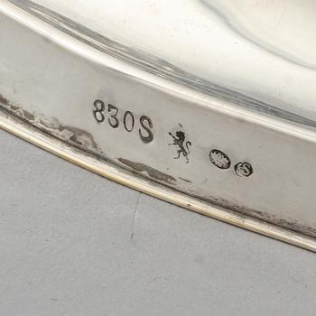 KANDELABRAR, ett par, silver, svenska importstämplar, 1900-tal.