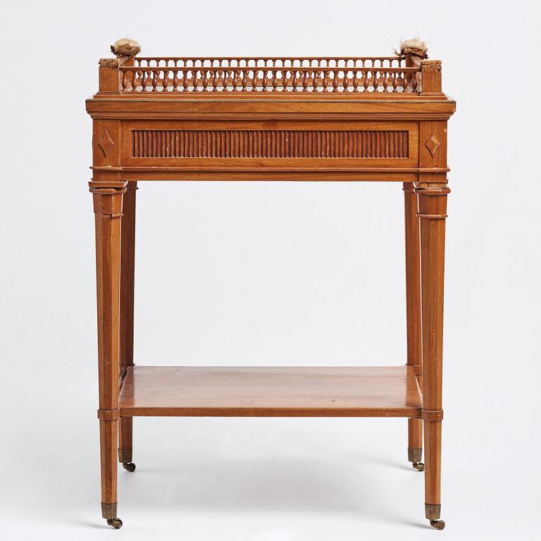 SYBORD, tillskrivet Gottlieb Iwersson, kunglig slottssnickare (Stockholm 1778-1813), omkring år 1800, Sengustavianskt.