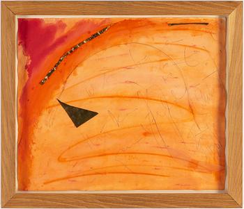 EDDIE FIGGE, mixed media, signed and dated 1970.