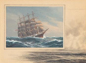 Adolf Bock, The five-masted barquentine "Köpenhavn".