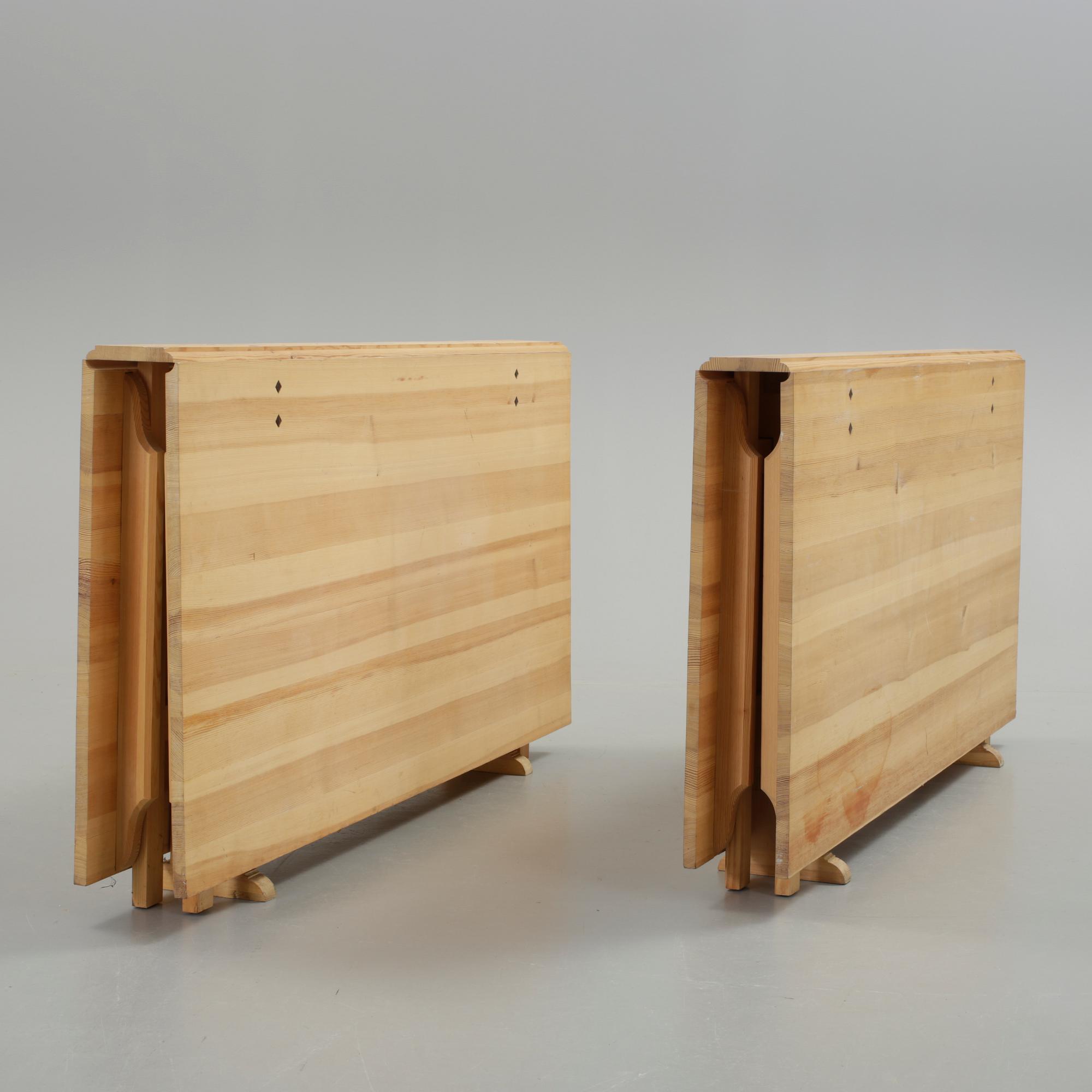 SLAGBORD, ett par, 1960/70-tal.