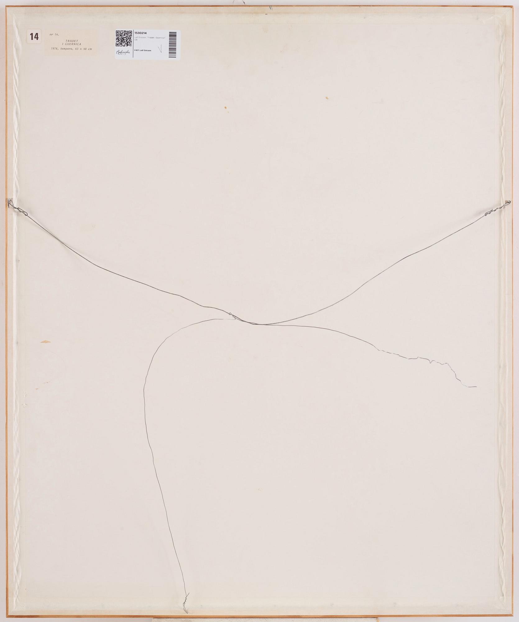 Leif Ericson, "Skiss till Trädet i Guernica".