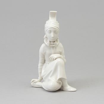 An Arno malinowski porcelain figurine, Royal Copenhagen, Denmark, 1940s.