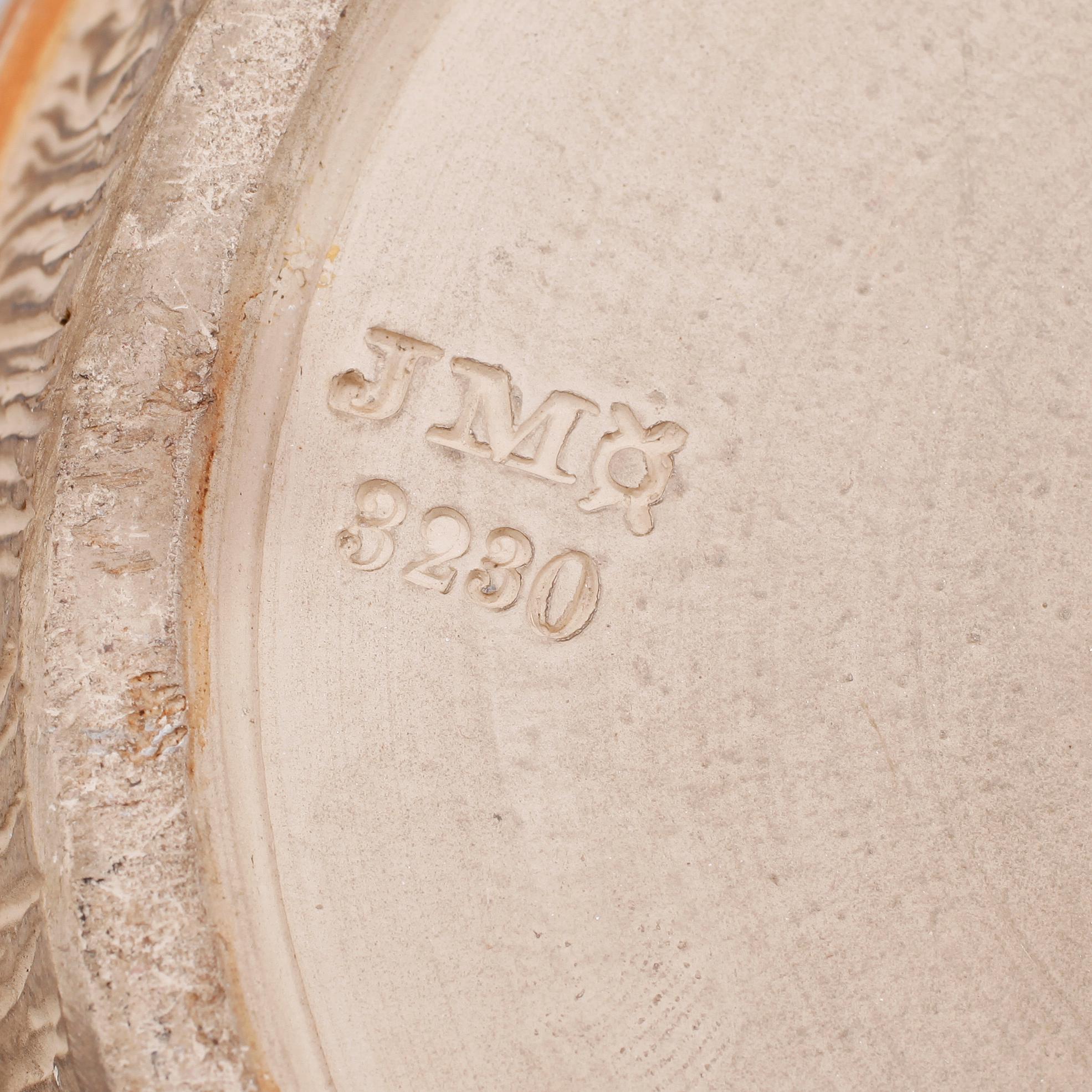 TOBAKSBURK, keramik, Johann Maresch, omkring år 1900.