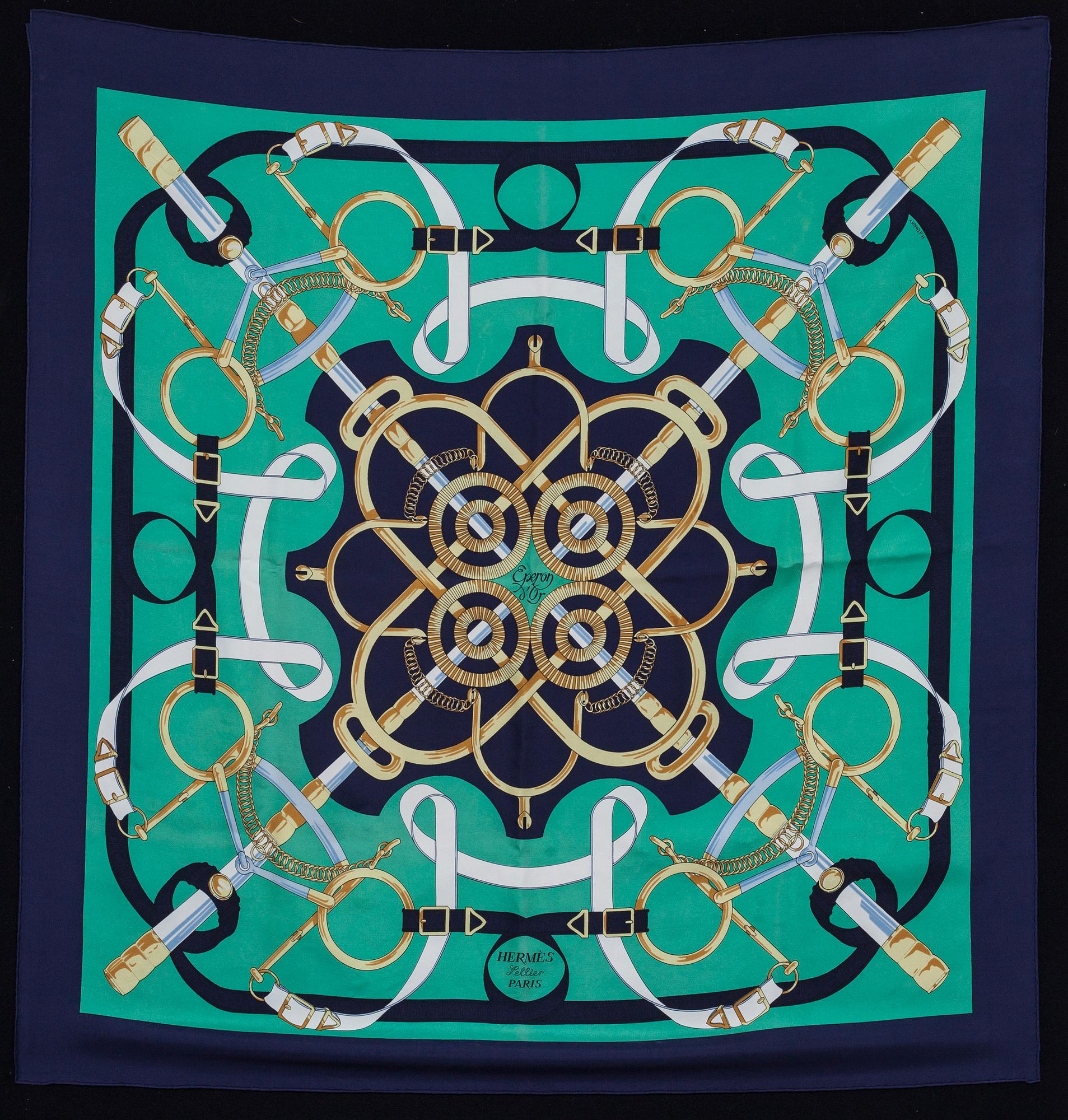 SCARF, "Eperon d'Or", Hermès.