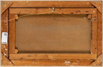 ALFRED THÖRNE, oil on canvas, signed and dated Fagersta 1884.