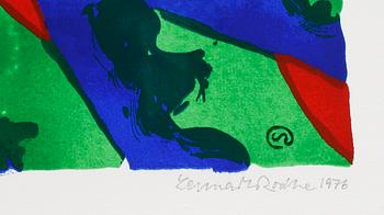 Lennart Rodhe, silkscreen in colours, 1976, signed 66/75.