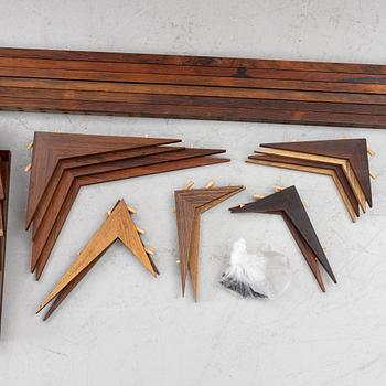 Poul Cadovius, Shelving system, “System Cado”, Royal System, Denmark, 1960s.