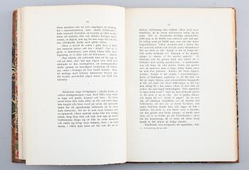 BÖCKER: August Strindbergs Samlade Skrifter, Bonniers förlag, 1900-talets första hälft, 55 volymer.