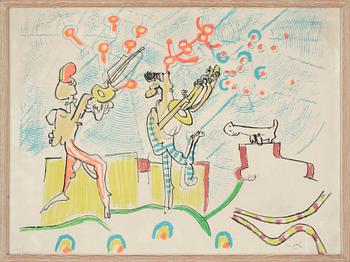 Roberto Matta · ROBERTO MATTA, färglitografi, signerad o numrerad 239/300.