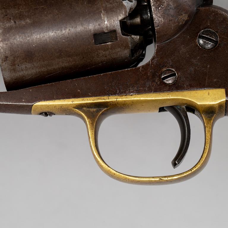 A Remington New Model Army percussion revolver with serial no 32195.