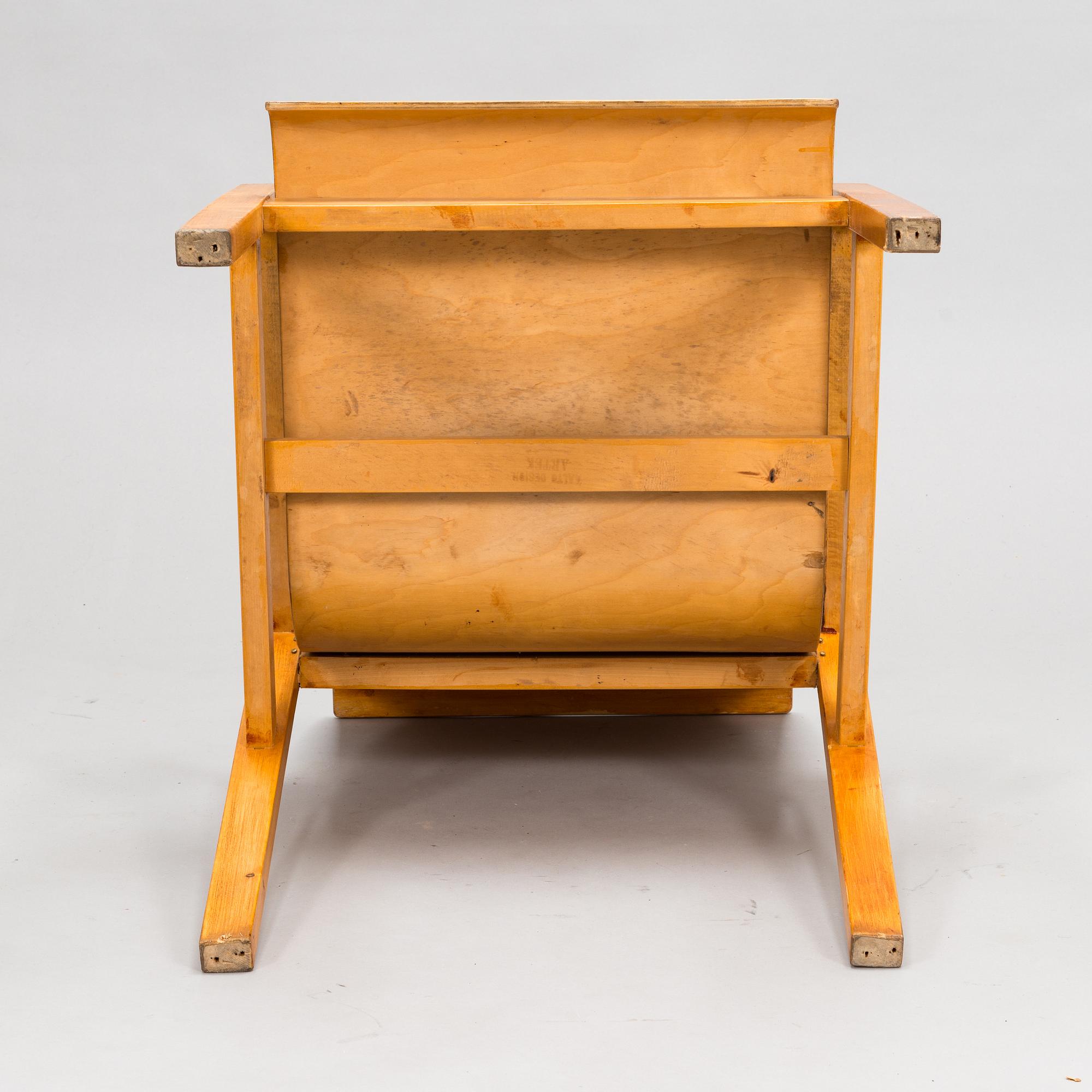 Alvar Aalto, A mid-20th century '403' armchair for O.Y. Huonekalu-ja Rakennustyötehdas A.B.