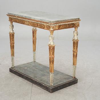 KONSOLBORD. Sengustavianskt stockholmsarbete, omkring år 1800.