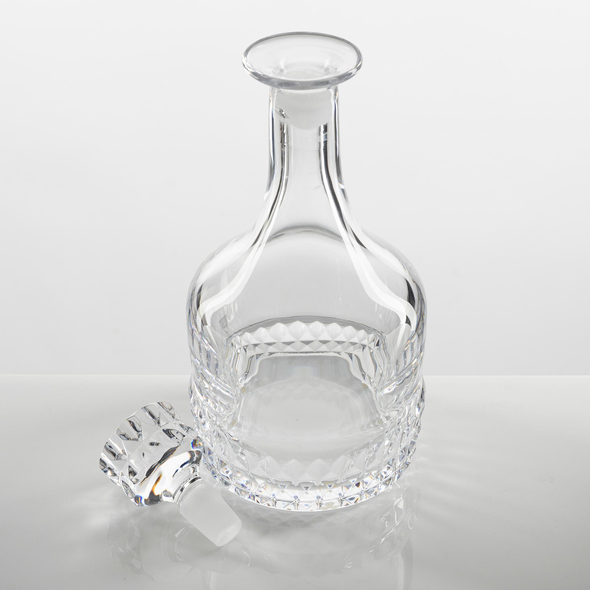 Ingeborg Lundin, a 54-piece 'Silvia' glass service, Orrefors, Sweden.