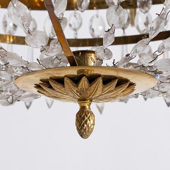 Chandelier. Late Gustavian, late 18th century.