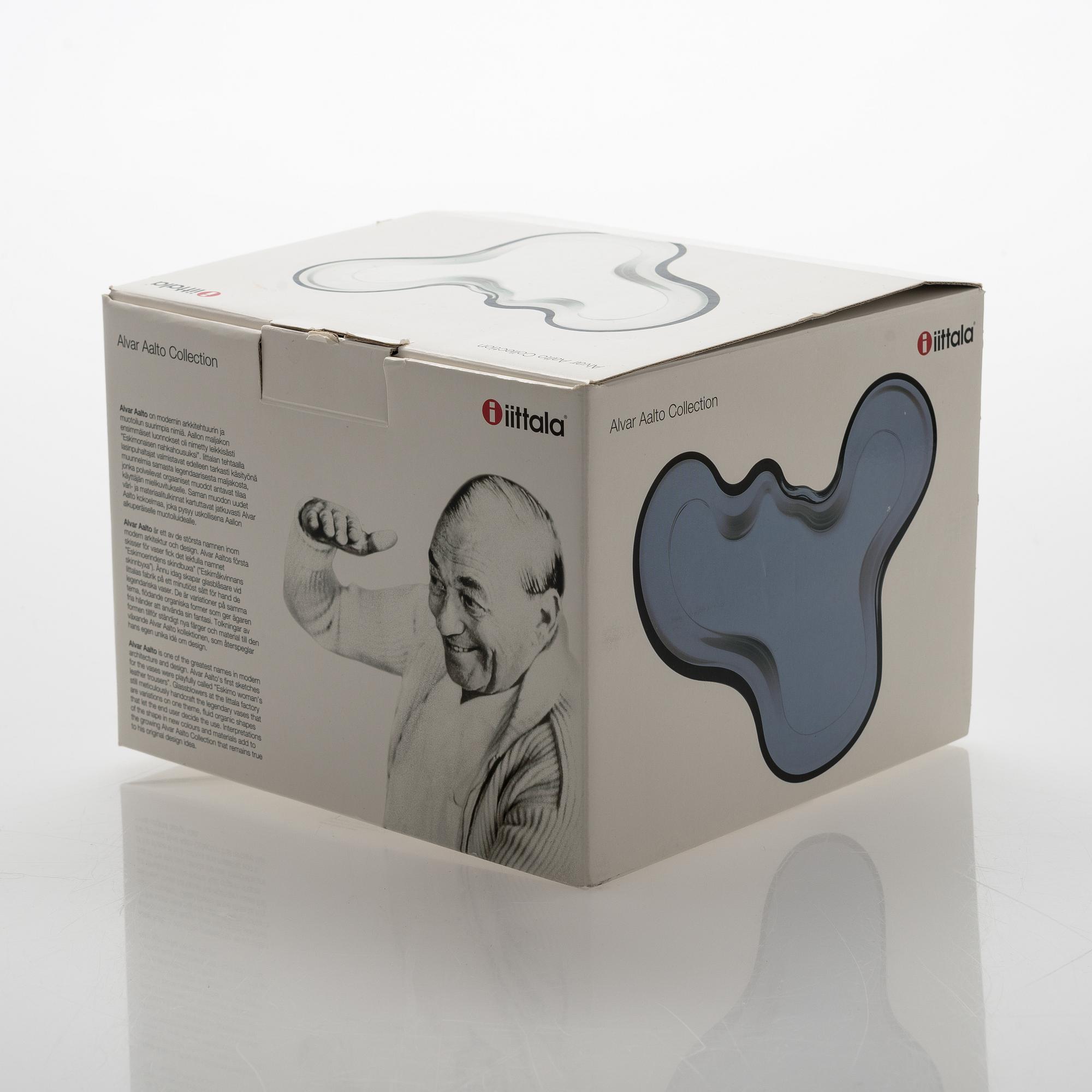 Alvar Aalto, vas, modell 3030, signerad Alvar Aalto Iittala.