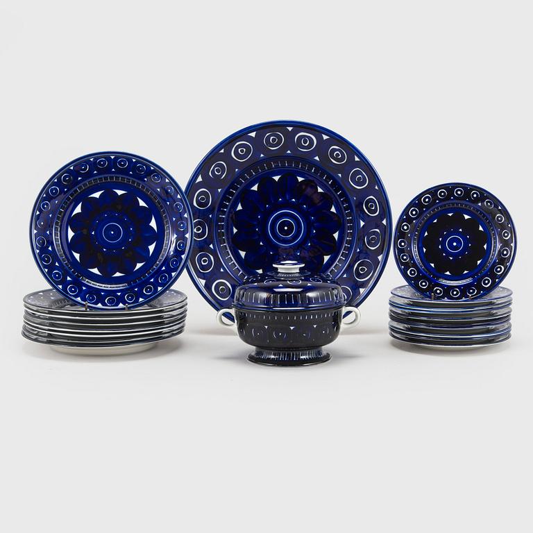 Ulla Procopé, astiaston osia, 20 kpl, "Valencia", Arabia, Suomi.