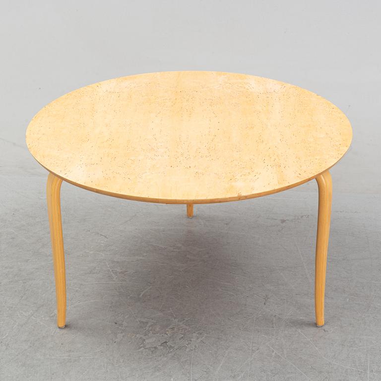 Bruno Mathsson, a coffee table, model 'Annika', Dux, second half of the 20th century.