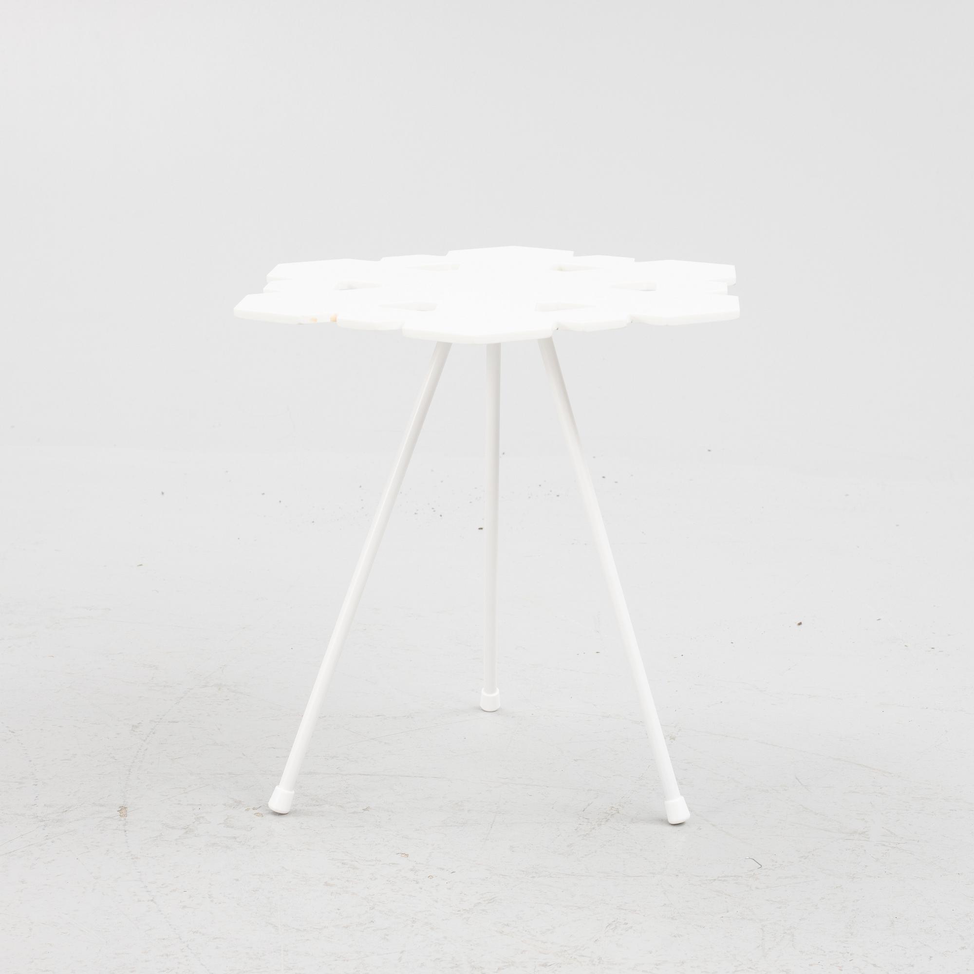 Claesson Koivisto Rune, a 'Snowflakes' side table, Offecct, 2009, prototype.