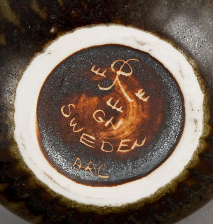 MINIATYRER, 5 st, stengods, Rörstrand. Sign.