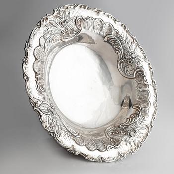 Lale Silverware & Co Ltd, praktskål, sterling silver, Istanbul, Turkiet 1900-tal. Nyrokoko.