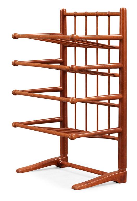 A Josef Frank mahogany shelf, Svenskt Tenn, 1940's-50's.