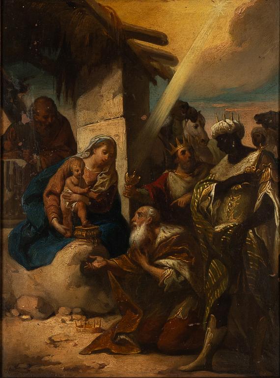 Giovanni Battista Pittoni, circle of, The Adoration of the Kings.