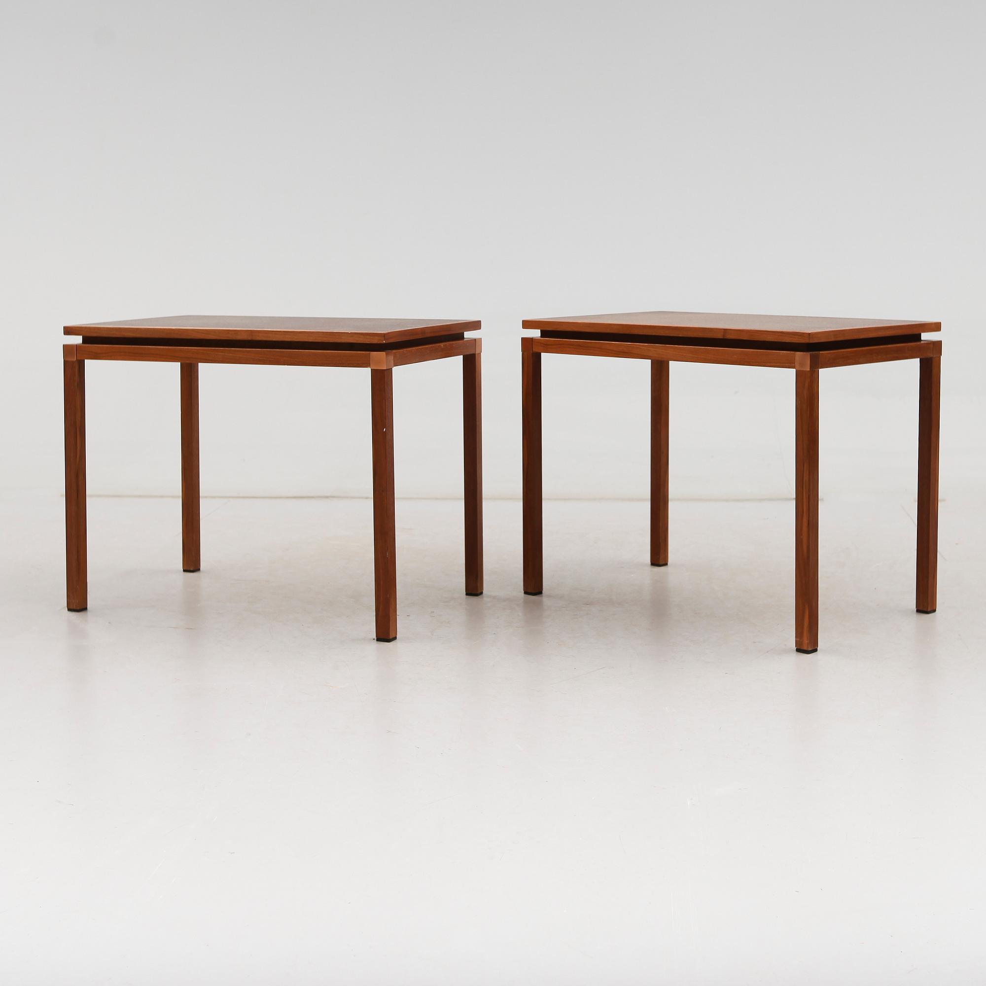 BORD, 1 par, John Mørkegaard, Danmark, 1960-tal.