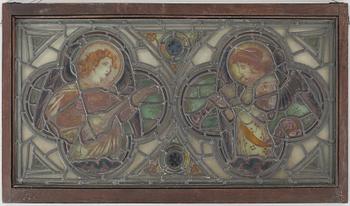 A lead glass windows, made around year 1900.